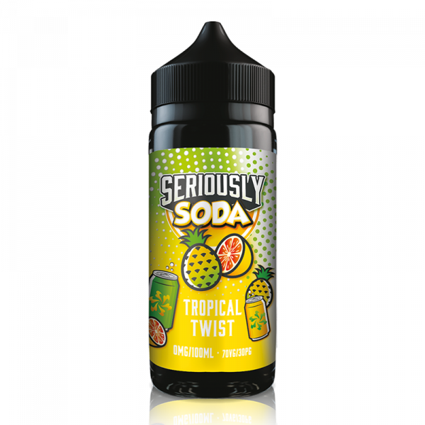 Seriously Soda Tropical Twist By Doozy Vapes 100ml Shortfill for your vape at Red Hot Vaping