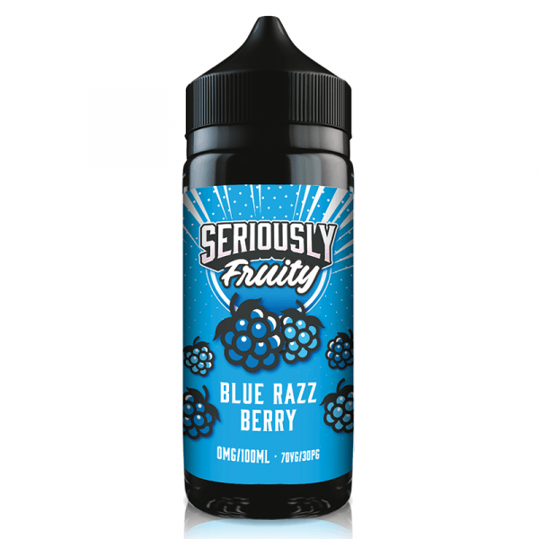Seriously Fruity Blue Razz Berry By Doozy Vapes 100ml Shortfill for your vape at Red Hot Vaping