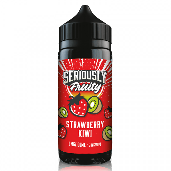 Seriously Fruity Strawberry Kiwi By Doozy Vapes 100ml Shortfill for your vape at Red Hot Vaping