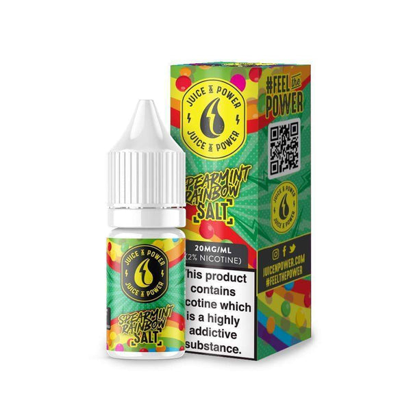 Spearmint Rainbow Salt Juice & Power 20mg a  for your vape by  at Red Hot Vaping