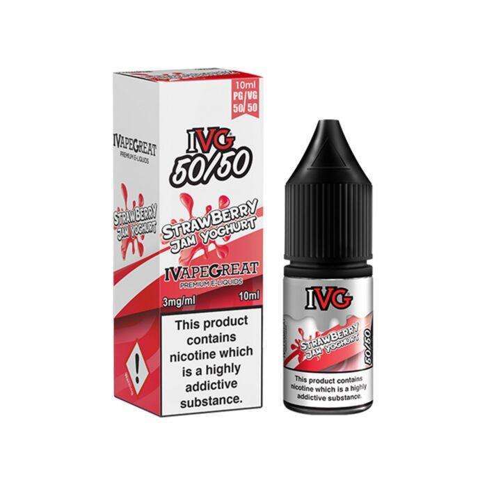 Strawberry Jam Yoghurt By IVG 10ml 50/50 for your vape at Red Hot Vaping