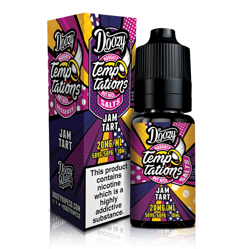 Jam Tart By Doozy Temptations Salts 10ml for your vape at Red Hot Vaping
