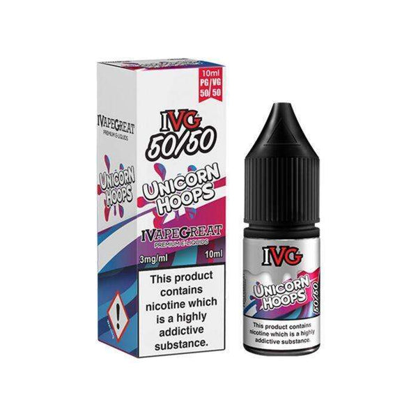 Unicorn Hoops By IVG 10ml 50/50 for your vape at Red Hot Vaping