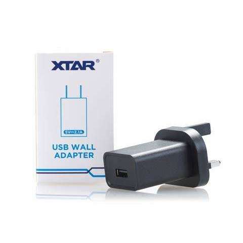 UK Plug/2.1A/USB Socket By Xtar for your vape at Red Hot Vaping