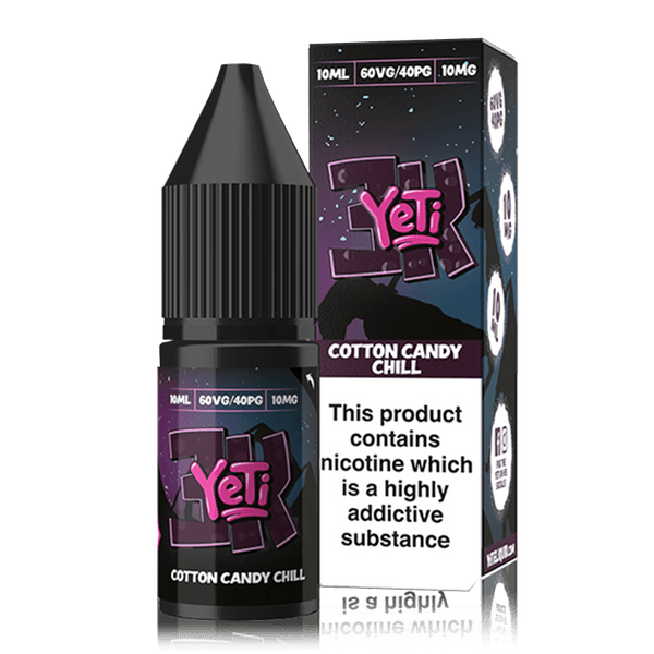 Cotton Candy Chill By Yeti 3k Nic Salts 10ml for your vape at Red Hot Vaping