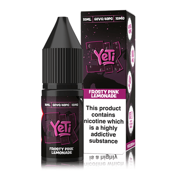 Frosty Pink Lemonade By Yeti 3k Nic Salts 10ml for your vape at Red Hot Vaping