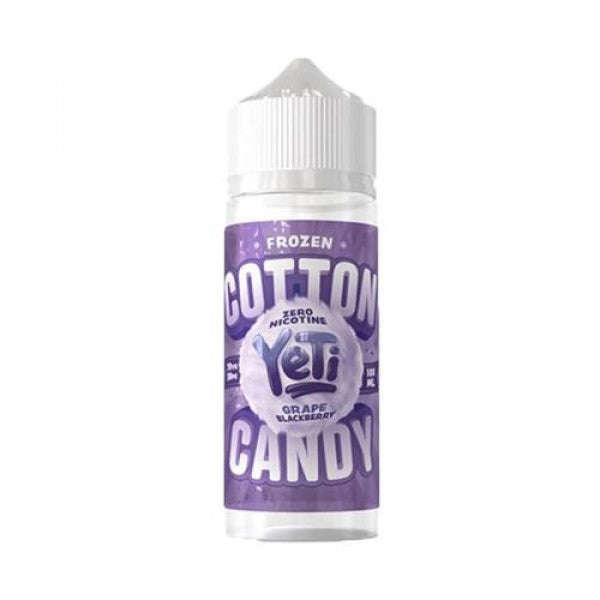 Frozen Grape Blackberry By Yeti Cotton Candy 100ml Shortfill for your vape at Red Hot Vaping