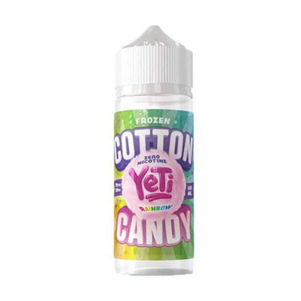 Frozen Rainbow By Yeti Cotton Candy 100ml Shortfill for your vape at Red Hot Vaping