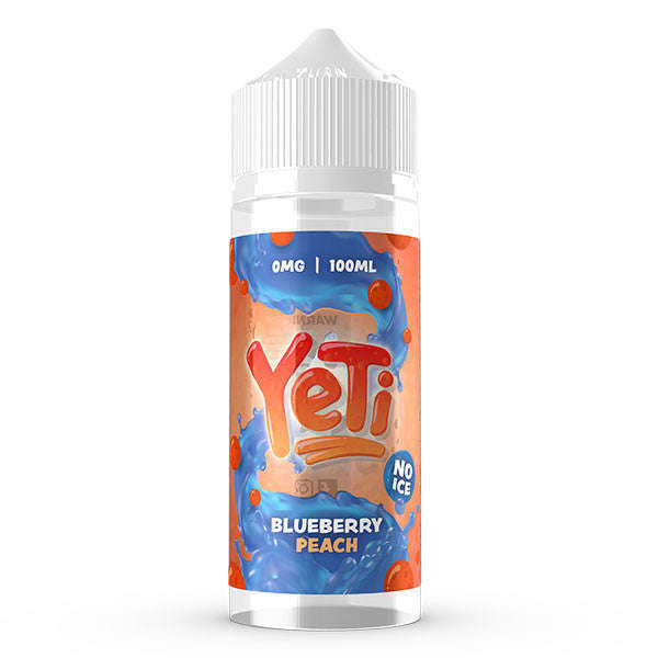 Blueberry Peach No Ice By Yeti Defrosted 100ml Shortfill for your vape at Red Hot Vaping