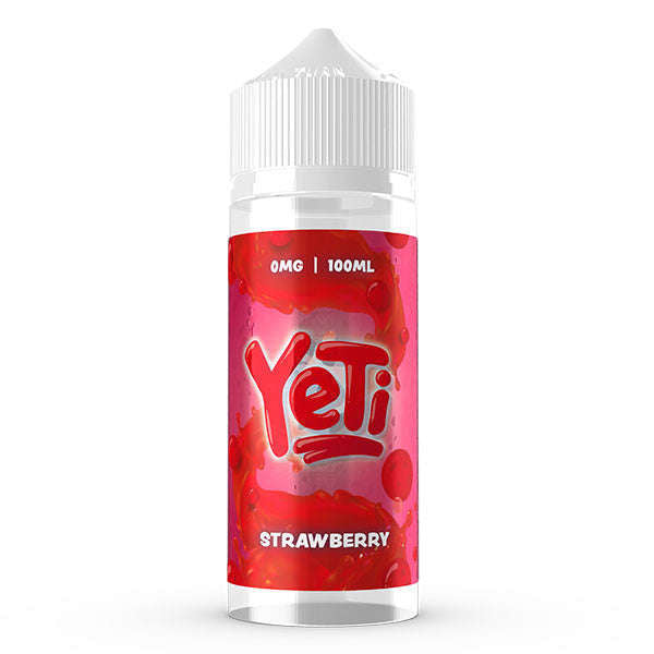 Strawberry No Ice By Yeti Defrosted 100ml Shortfill for your vape at Red Hot Vaping