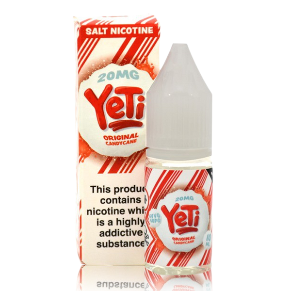 Original Candy Cane By Yeti Salt for your vape at Red Hot Vaping