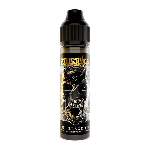 The Black ICE By Zeus Juice 50ml Shortfill for your vape at Red Hot Vaping