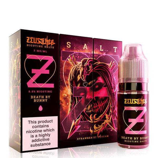 Death By Bunny By Zeus Salt for your vape at Red Hot Vaping